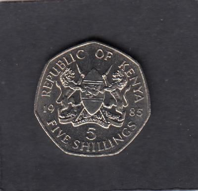 Beschrijving: 5 Shillings  MOI